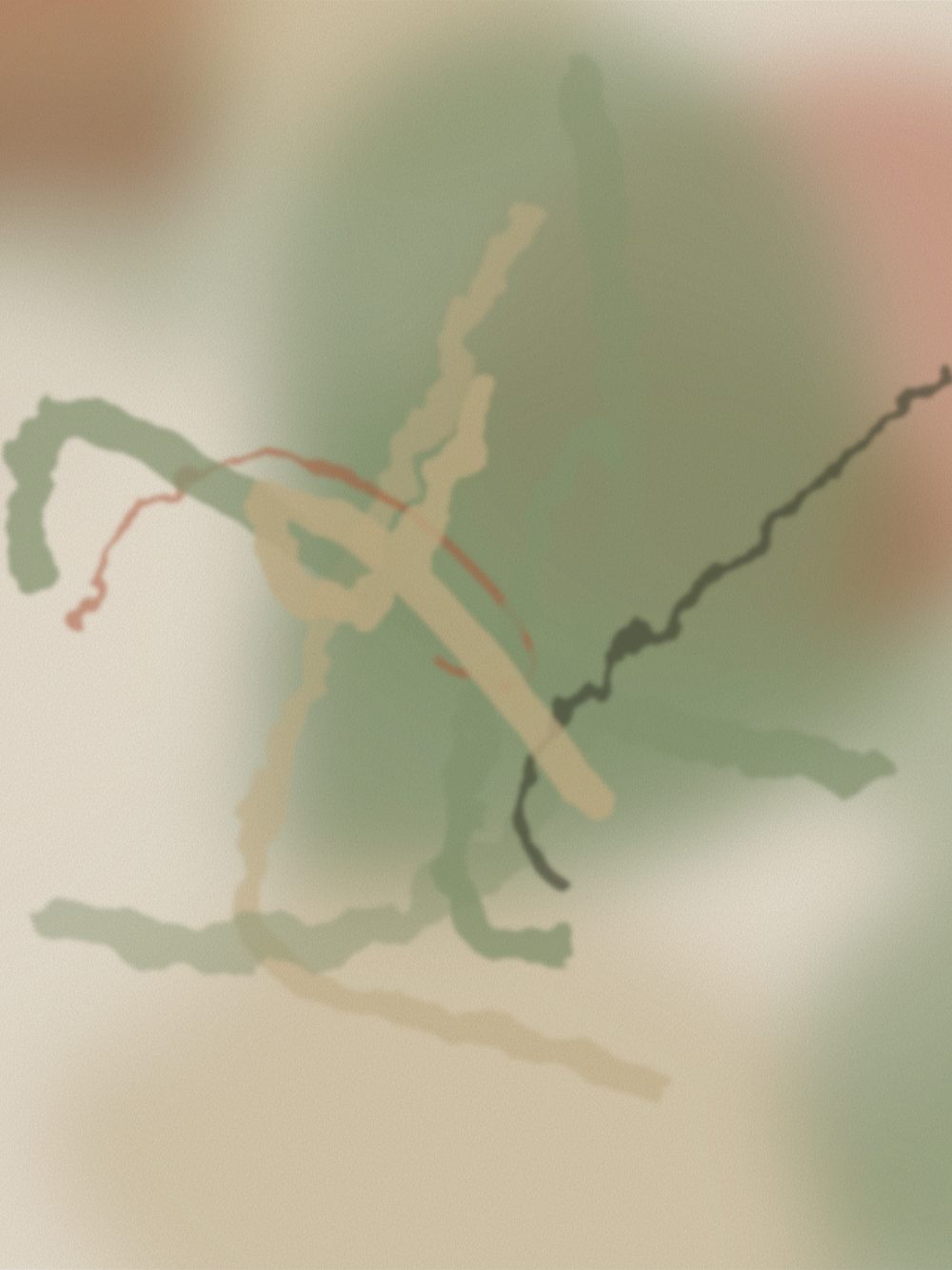 Sage green against burnt terracotta